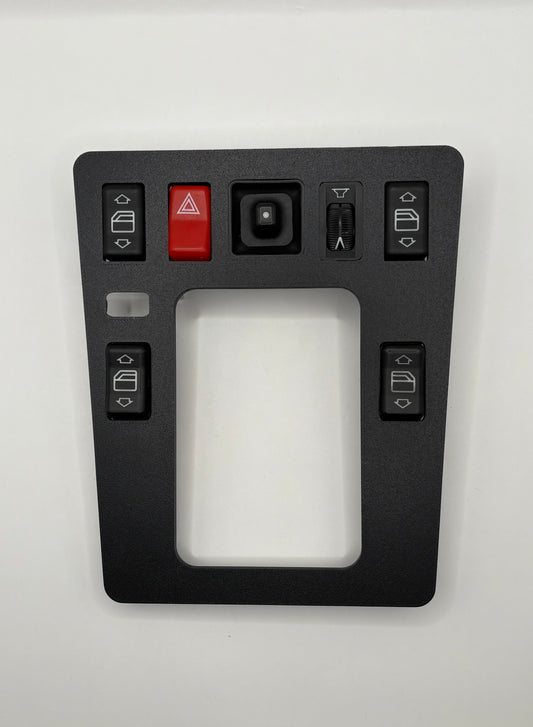 Mercedes W201 190E Schaltbrett NEU Variation J Schwarz Lever panel Matte Black NEW. ✅For Automatic and Manual Transmission✅