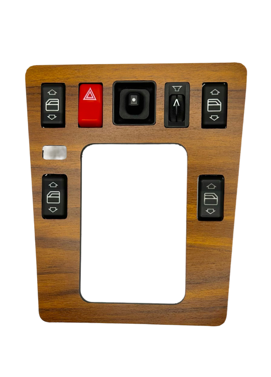 Mercedes Mopf Facelift W201 190E Schaltbrett Schalttafel  NEU Holz Variation G Lever panel Wood NEW
