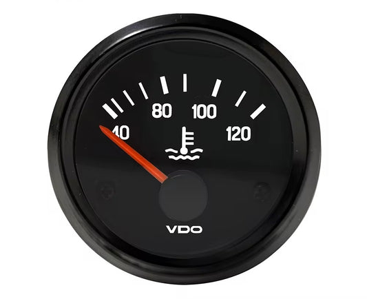 VDO Wassertemperaturanzeige 52 mm – 12V für klassische Fahrzeuge Retro Watertemperature Gauge