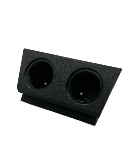 Mercedes W124 Rahmen Zusatzinstrumente 52mm Aschenbecher Frame Gauges NEU Ashtray