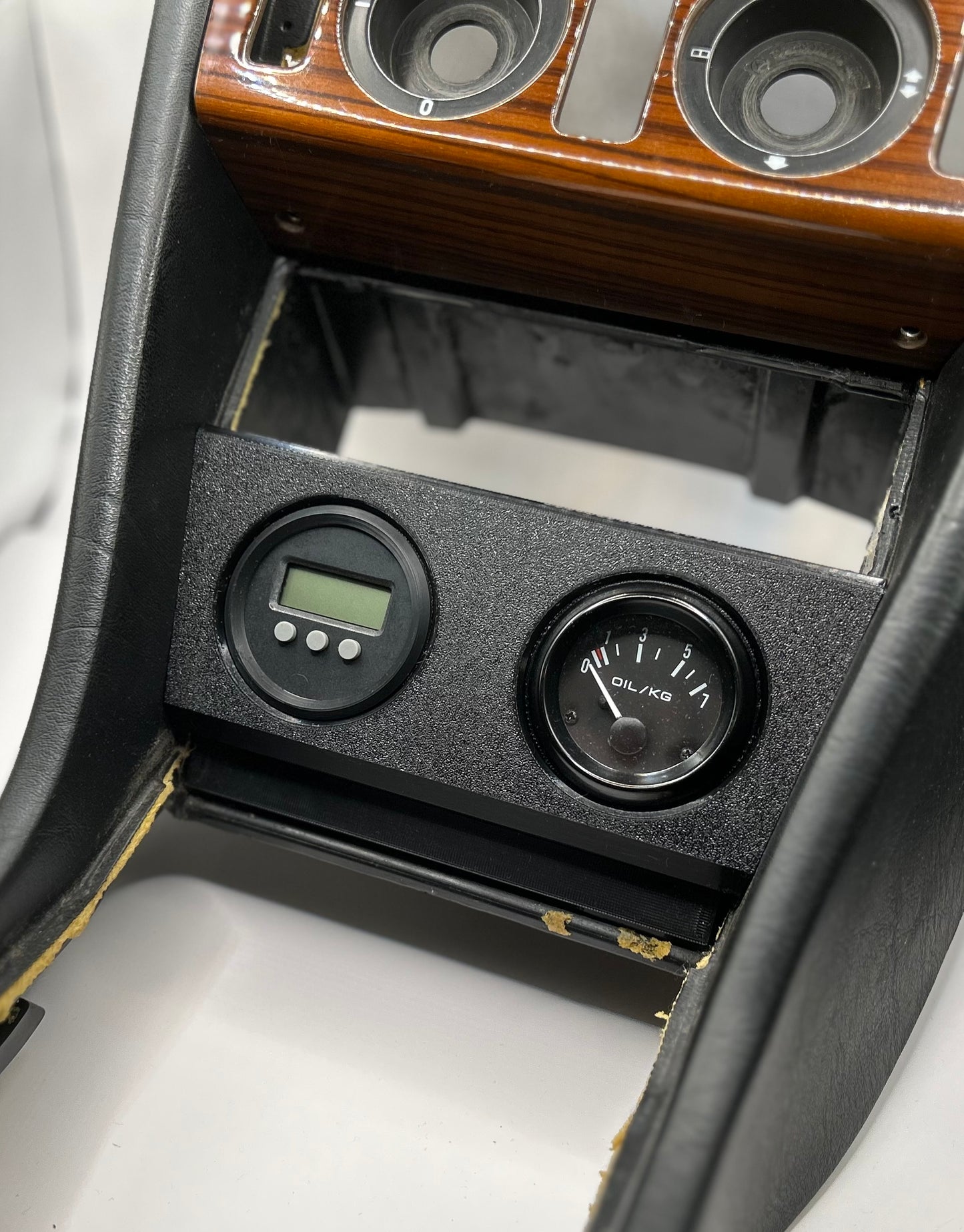 Mercedes W124 frame Additional instruments 52mm ash cup Frame Gauges Neu Ashtray