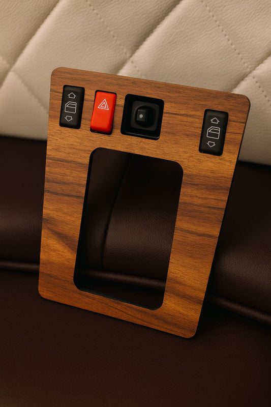 Mercedes W201 190E Schaltbrett NEU Holz Variation C Lever panel Wood NEW