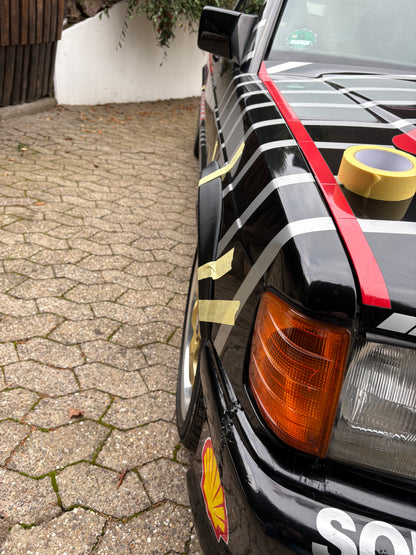 Radlaufverbreiterung Satz 4-teilig 16V Design Look Mercedes W201 190 / 190E Fender Flares 2.3-16 2.5-16