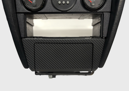 Mercedes W201 190E Center Console Trim Panel & Ashtray Decor Set Carbon