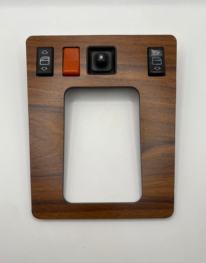 Mercedes W201 190E Schaltbrett Nachfertigung NEU Holz Variation C Lever panel Wood NEW Reproduction