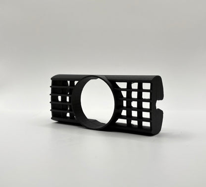 Mercedes W201 190E Gittereinsatz Halter Zusatzinstrument 52mm Lüftung Gauges Ventilation Frame Gaugepod