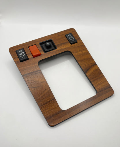 Mercedes W201 190E Schaltbrett Nachfertigung NEU Holz Variation C Lever panel Wood NEW Reproduction