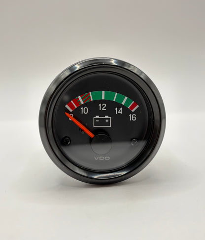 VDO Voltmeter Cockpit International Spannungsanzeige Instrument 12 Volt 52mm