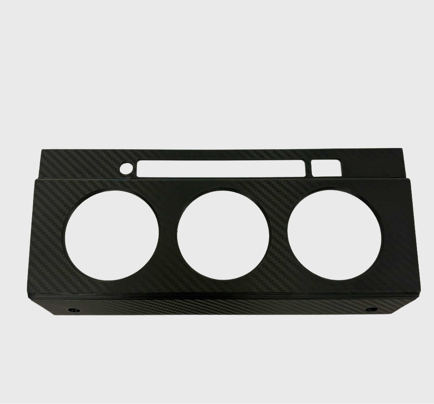 Mercedes W201 190E Center Console Trim Panel & Ashtray Decor Set Carbon