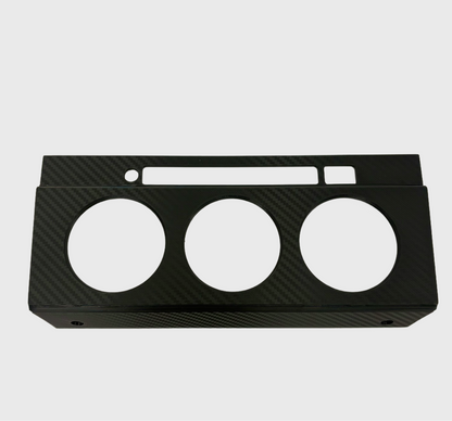 Mercedes W201 190E Center Console Trim Panel & Ashtray Decor Set Carbon