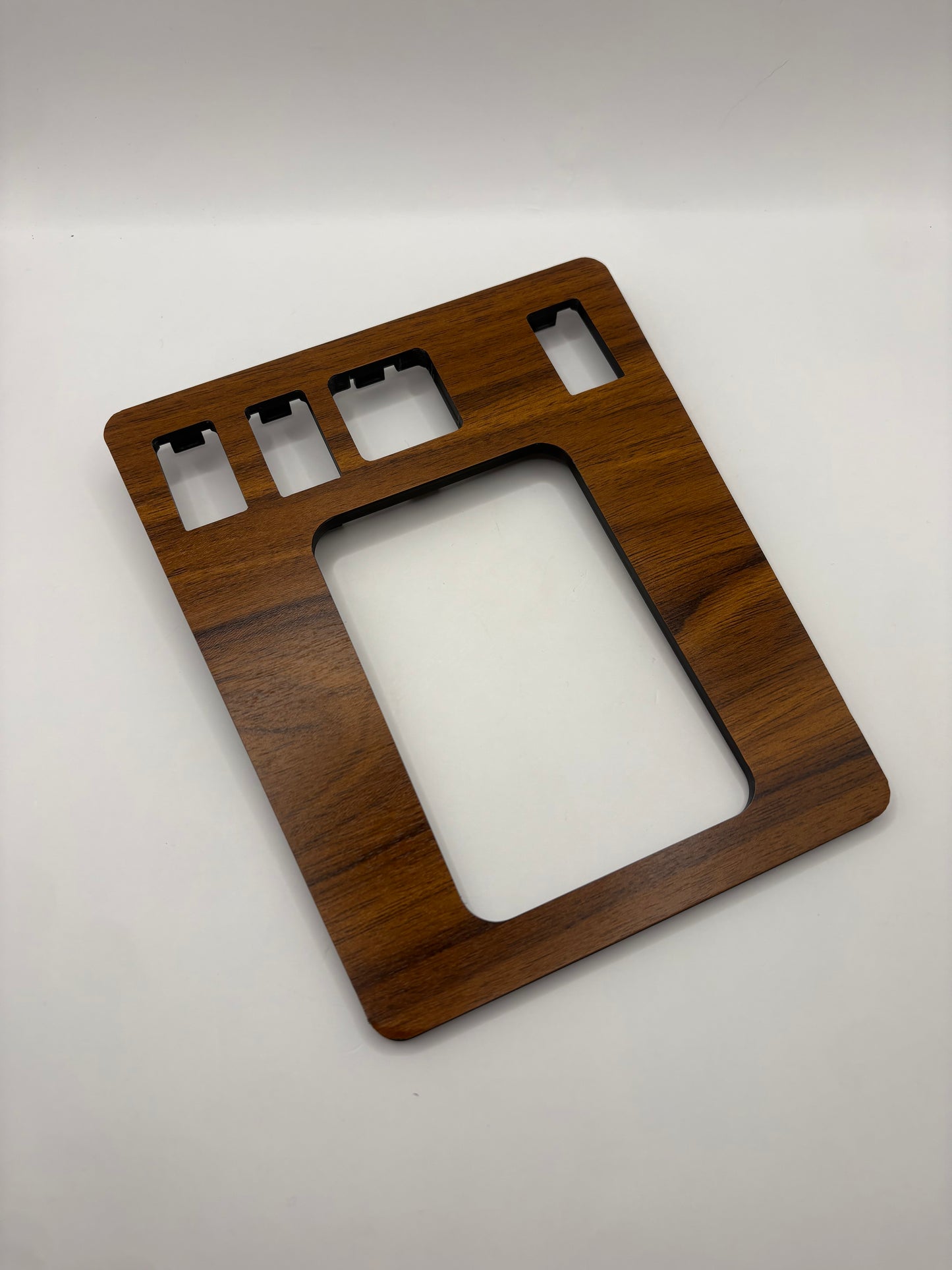 Mercedes W201 190E Schaltbrett Nachfertigung NEU Holz Variation C Lever panel Wood NEW Reproduction