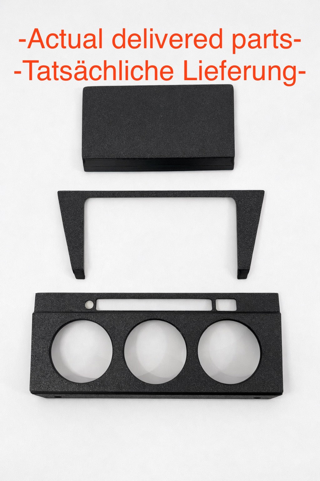 Mercedes W201 190E Center Console Trim & Ashtray Decor Set