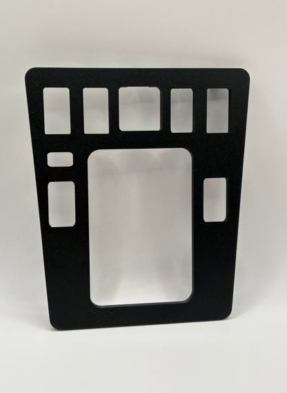 Mercedes W201 190E Schaltbrett NEU Variation J Schwarz Lever panel Matte Black NEW. ✅For Automatic and Manual Transmission✅