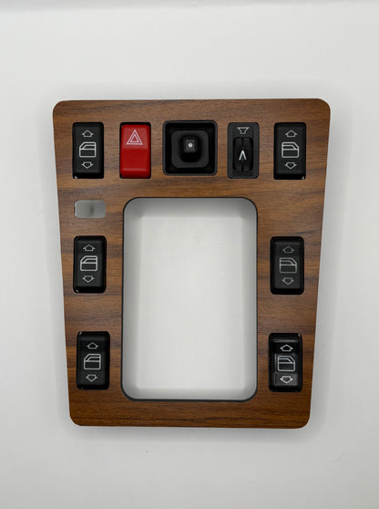 Mercedes W201 190E Schaltbrett NEU Nachfertigung Variation L Holz Optik Lever panel Wooden Optics NEW Reproduction. ✅For Automatic and Manual Transmission✅