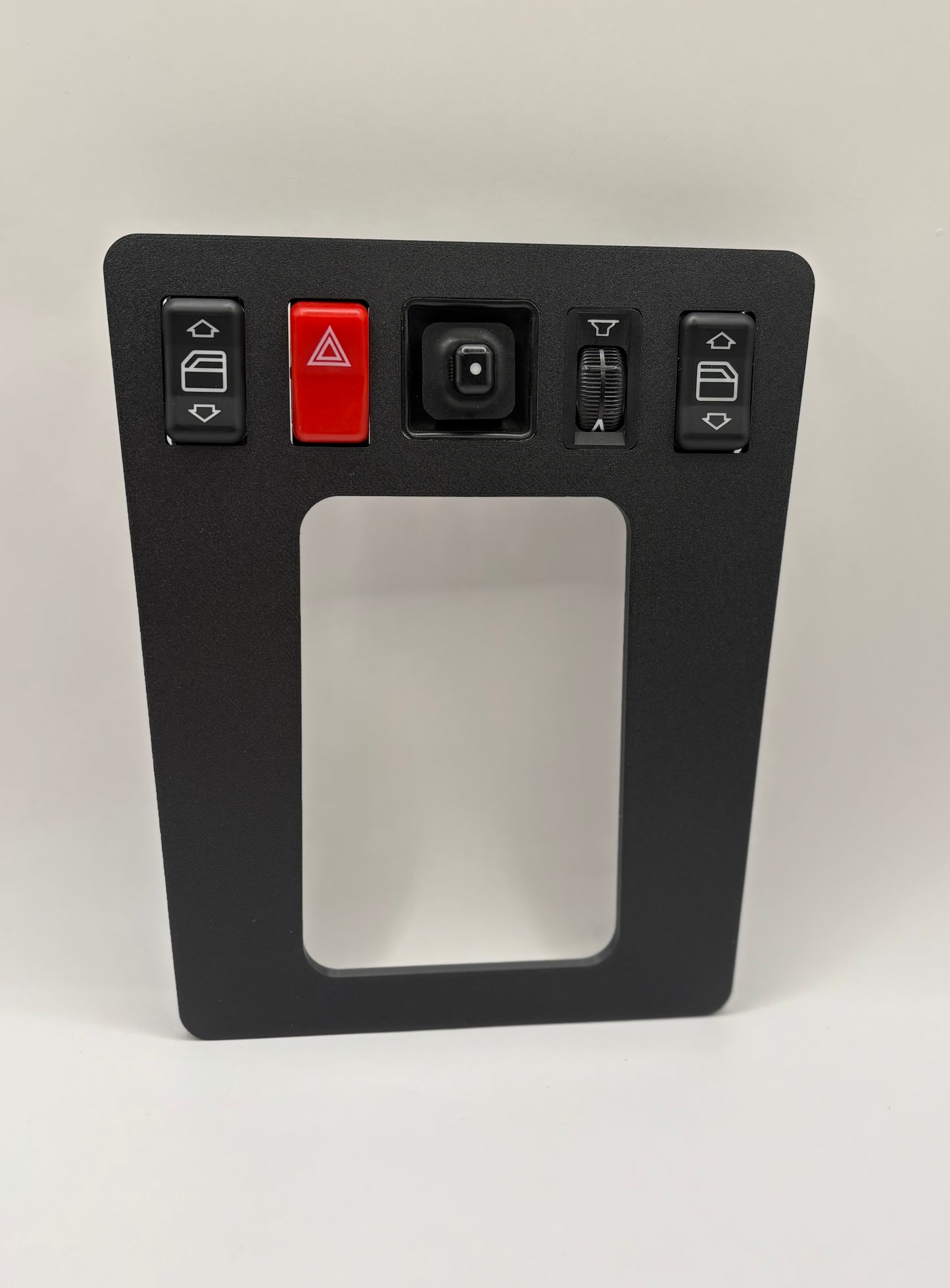 Mercedes W201 190E Schaltbrett NEU Variation F Schwarz Lever panel Matte Black NEW. ✅For Automatic and Manual Transmission✅