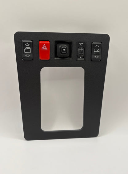 Mercedes W201 190E Schaltbrett NEU Variation F Schwarz Lever panel Matte Black NEW. ✅For Automatic and Manual Transmission✅