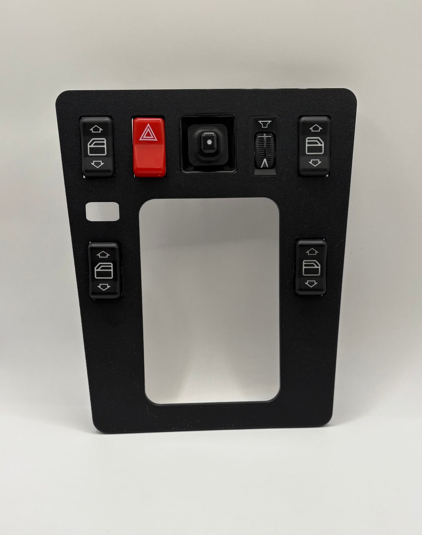 Mercedes W201 190E Schaltbrett NEU Variation J Schwarz Lever panel Matte Black NEW. ✅For Automatic and Manual Transmission✅