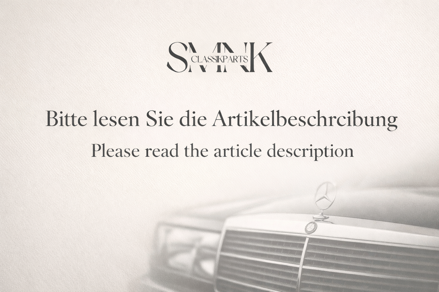 Mercedes W201 190E Center Console Trim & Ashtray Decor Set Grey Textured