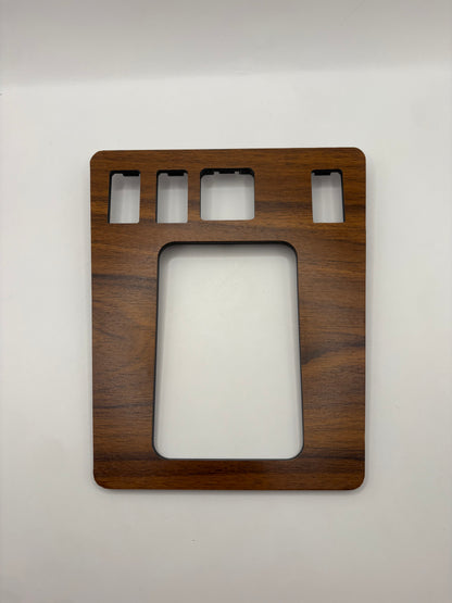 Mercedes W201 190E Schaltbrett Nachfertigung NEU Holz Variation C Lever panel Wood NEW Reproduction
