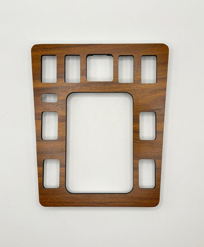 Mercedes W201 190E Schaltbrett NEU Nachfertigung Variation L Holz Optik Lever panel Wooden Optics NEW Reproduction. ✅For Automatic and Manual Transmission✅