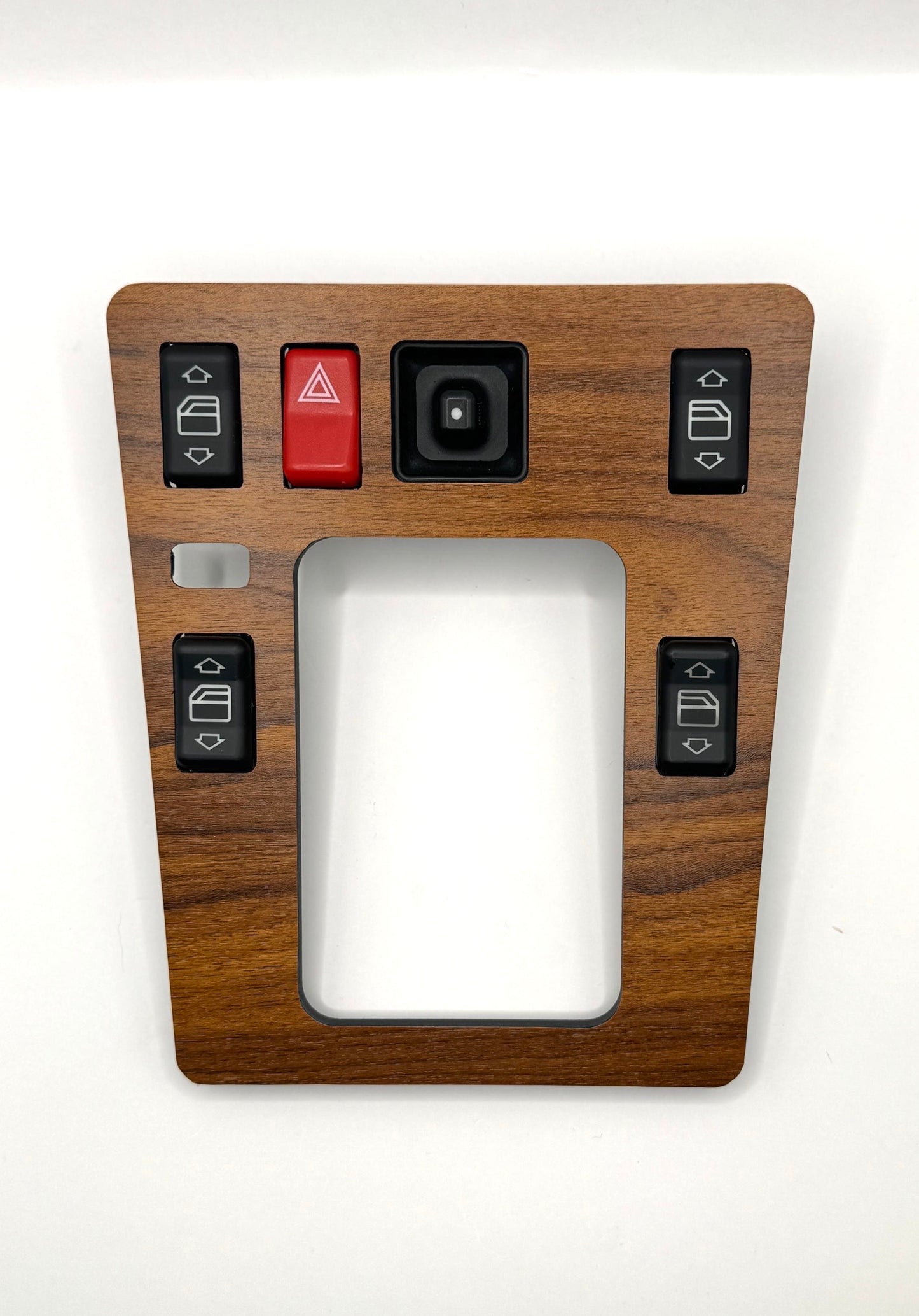 Mercedes Mopf Facelift W201 190E Schaltbrett Schalttafel Nachfertigung NEU Holz Variation I Lever panel Wood NEW Reproduction