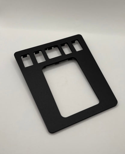 Mercedes W201 190E Schaltbrett NEU Variation F Schwarz Lever panel Matte Black NEW. ✅For Automatic and Manual Transmission✅