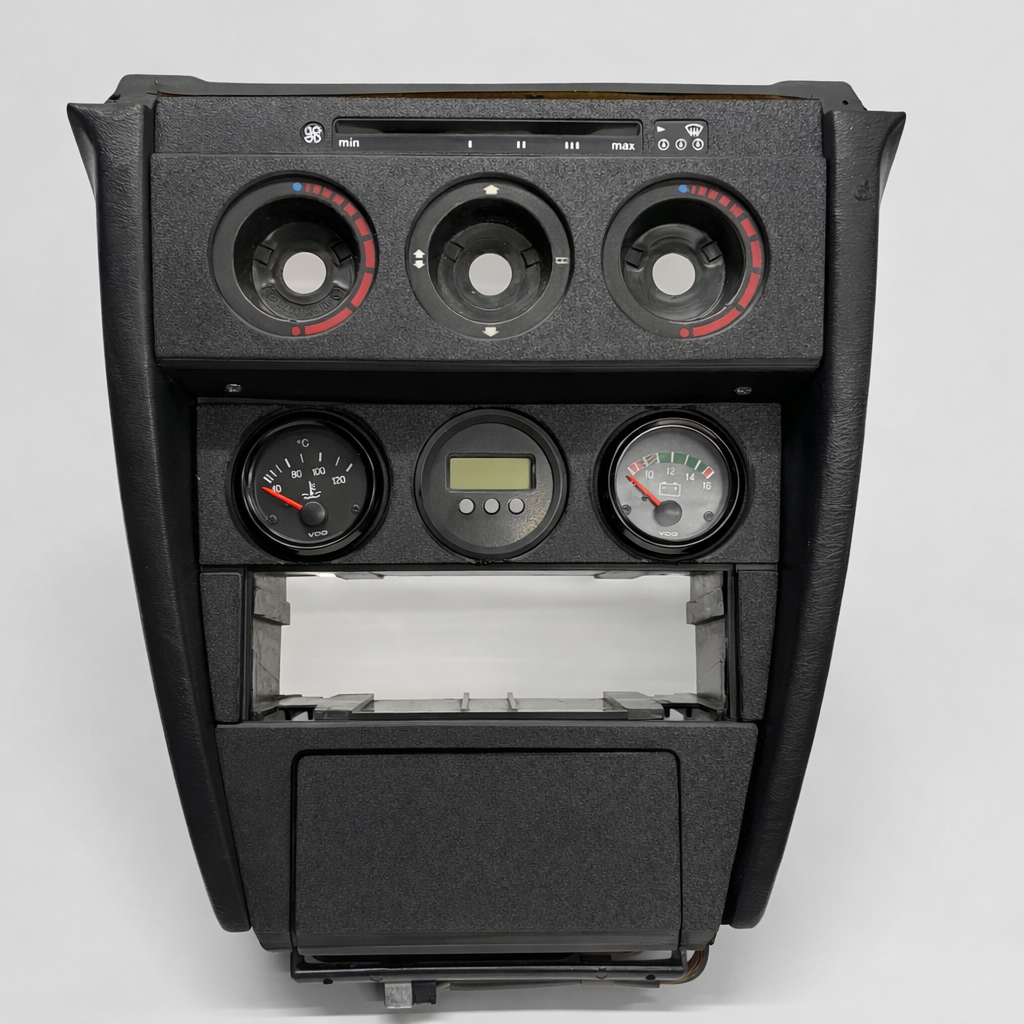 Mercedes W201 190E Center Console Trim & Ashtray Decor Set