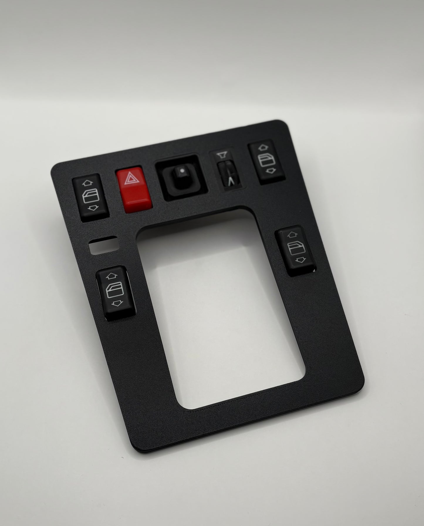 Mercedes W201 190E Schaltbrett NEU Variation J Schwarz Lever panel Matte Black NEW. ✅For Automatic and Manual Transmission✅