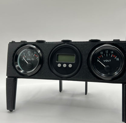 52mm lapticer in VDO retro-style-replica for Mercedes W201 / W124 (12V)