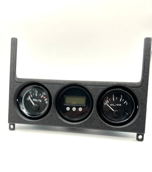 52mm lapticer in VDO retro-style-replica for Mercedes W201 / W124 (12V)