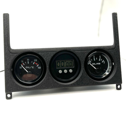 52mm lapticer in VDO retro-style-replica for Mercedes W201 / W124 (12V)